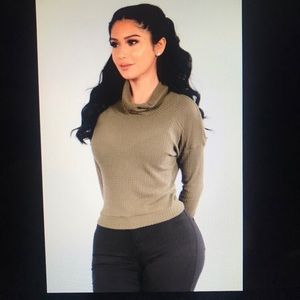 Fashion Nova Turtleneck on Deck top